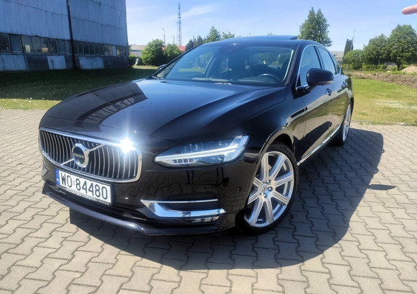 Volvo S90 cena 124900 przebieg: 119000, rok produkcji 2017 z Ostrołęka małe 562